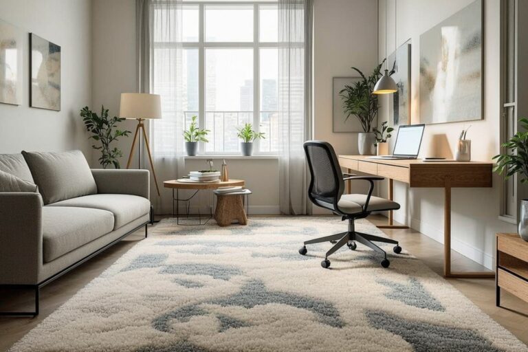 Хоумофис: Оптимизирайте пространството за работа с актуални килими за хол